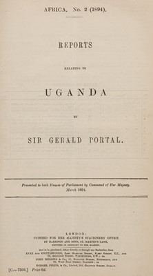 Lot 23 - Papers and Reports Presented to Both Houses of Parliament, Mission to Abyssinia