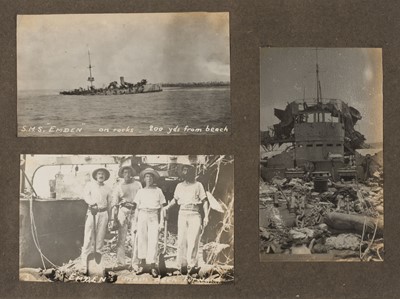 Lot 41 - Cocos Islands. An album containing 43 photographs, 1914-15
