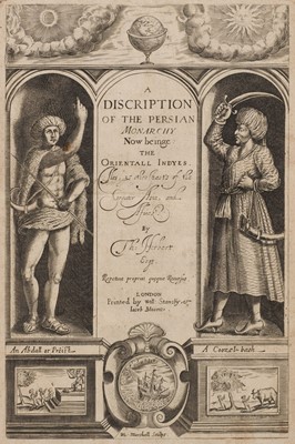 Lot 9 - Herbert (Thomas). A Relation of some yeares Travaile... Into Afrique and the greater Asia, 1634