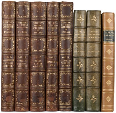 Lot 37 - Britton (John). Cathedral Antiquities. Historical and Descriptive Accounts, 5 volumes, 1836