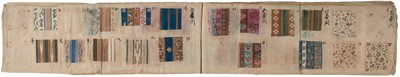 Lot 13 - Japanese Fabric and Pattern Samples. circa 1880