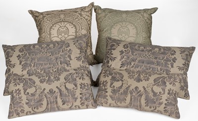 Lot 489 - Fortuny (Mariano, 1871-1949, designer). A pair of Orsini cushions, & 4 Vivaldi cushions