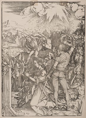 Lot 36 - Dürer (Albrecht, 1471-1528). The Martyrdom of Saint Catherine of Alexandria, circa 1498