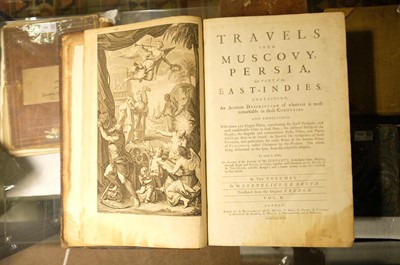 Lot 15 - Le Bruyn (Cornelius). Travels into Muscovy, 2 volumes, 1st edition in English, 1737
