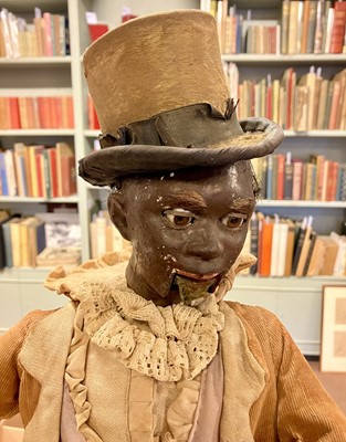 Lot 362 - Black Banjo-Player Automaton. An inoperative automaton, attributed to Gustav Vichy, Paris, c. 1900