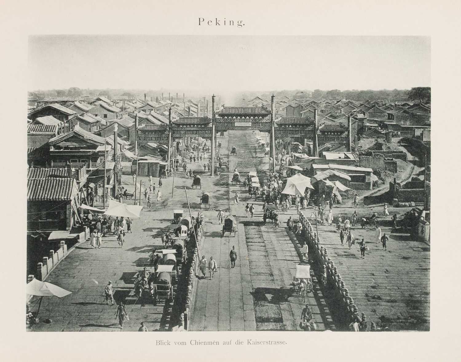 Lot 17 - Mumm (Alfons). Ein Tagebuch in Bildern, Meinen Mitarbeitern in Peking, 1902