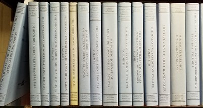 Lot 12 - Hakluyt Society. The Journals of Captain James Cook, 1768-1771..., and others
